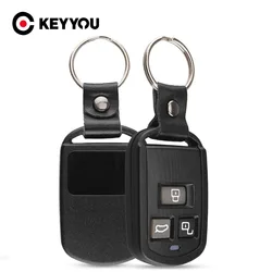 KEYYOU Remote Car Key Case For Hyundai Accent Elantra Sonata XG350 2002 2003 2004 2005 3 Buttons