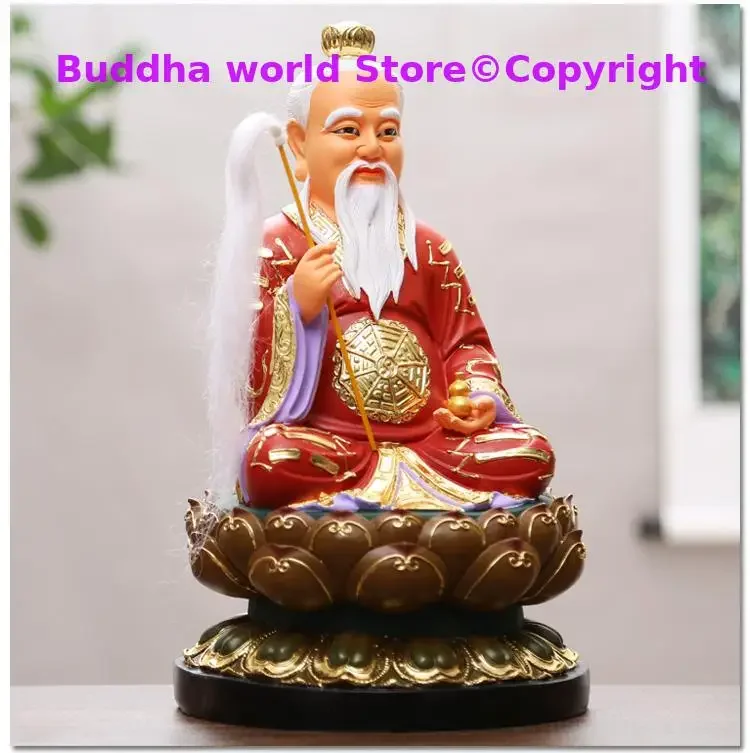 Large Asia Temple HOME efficacious eliminating evil Taoist ancestor God Lord Lao Zi TAISHANG LAOJUN blessing FENG SHUI statue