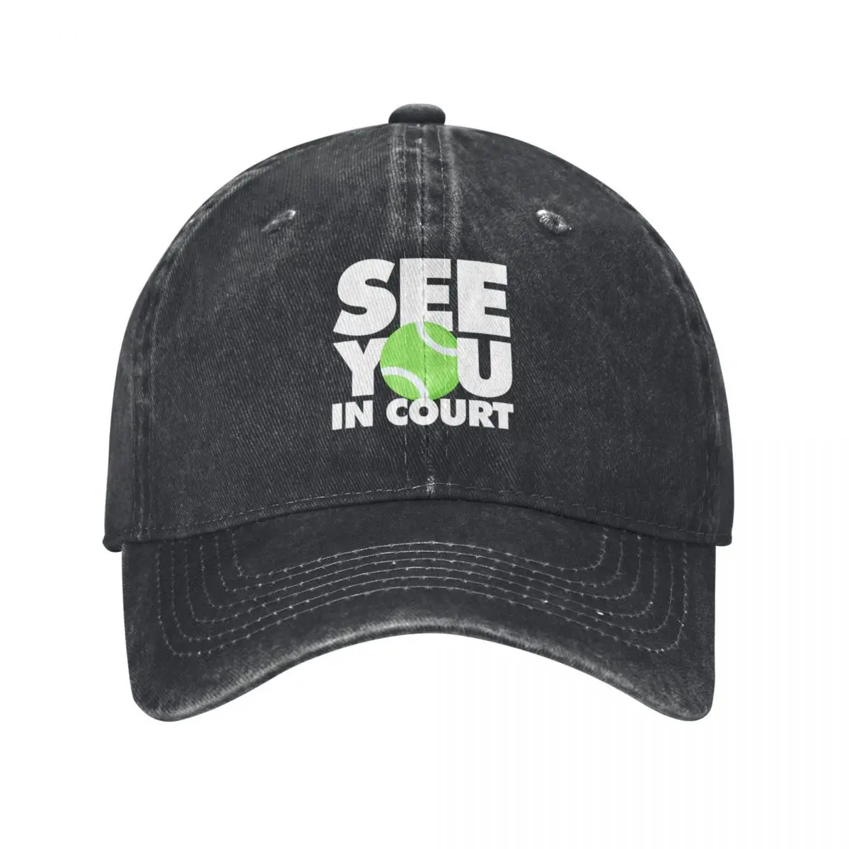 See You in Court Funny Tennis Player Baseball Cap Anime Hat sun hat New In Hat Sun Cap Hats For Women Men's