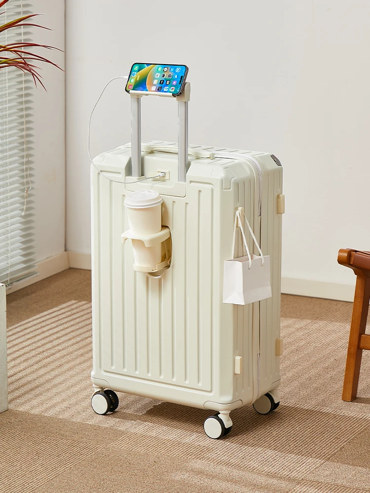 2026-new-lightweight-multi-functional-luggage-multi-use-carry-on-20-inch-fashionable-thickened-silent-wheels-password-box