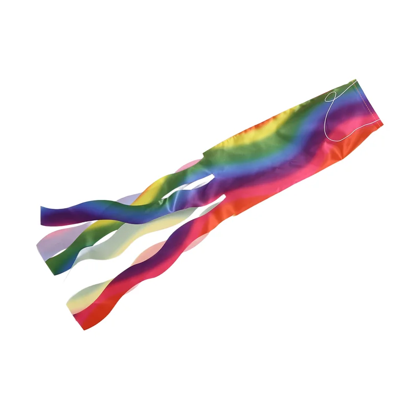 AB47-arco-íris windsock vento streamer bandeira jardim acampamento decoração bandeira 70cm