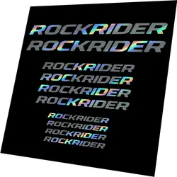 Compatible For ROCKRIDER Bike Frame High quality Decals Stickers Kit Mountain Bike MTB BMX