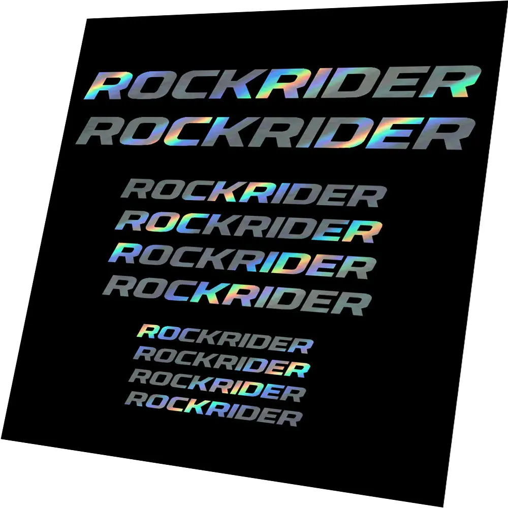 Compatible For ROCKRIDER Bike Frame High quality Decals Stickers Kit Mountain Bike MTB BMX