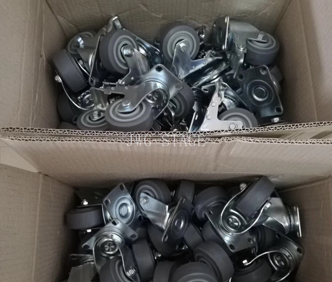 Air Box Brake Wheel 3-Inch Silent Single Axle Caster Sound Engine Cabinet Wheel