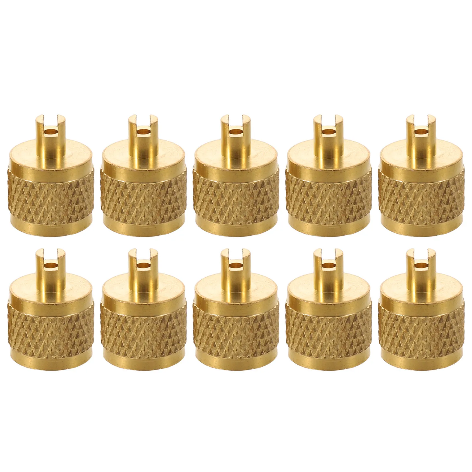 10 Pcs Refrigerant Charging Bonnet 1/4