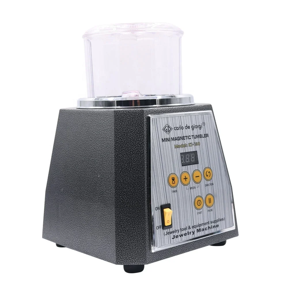 600g 110/220V KT-130 Jewelry Tools Magnetic Tumbler Magnetic Polishing Machine