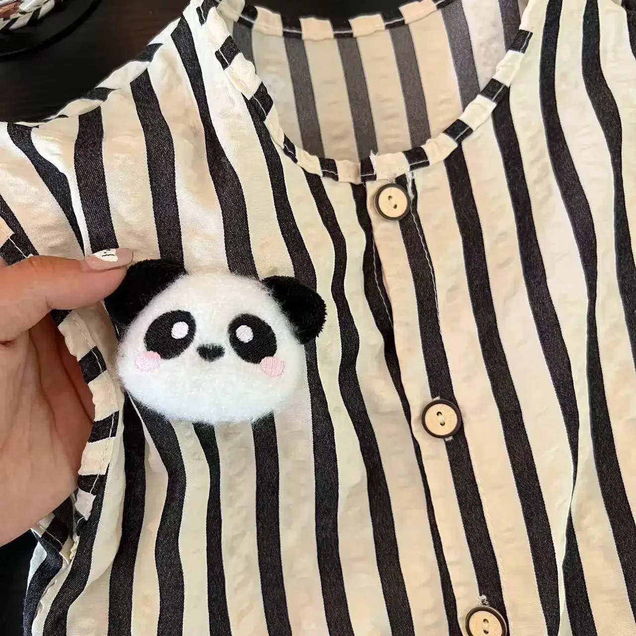 مجموعات ملابس الأطفال الحبر الصيني الباندا تانك + التراث متقلب السراويل 2 قطعة مجموعات الأولاد ملابس الطفل الزي مجموعة ملابس الاطفال