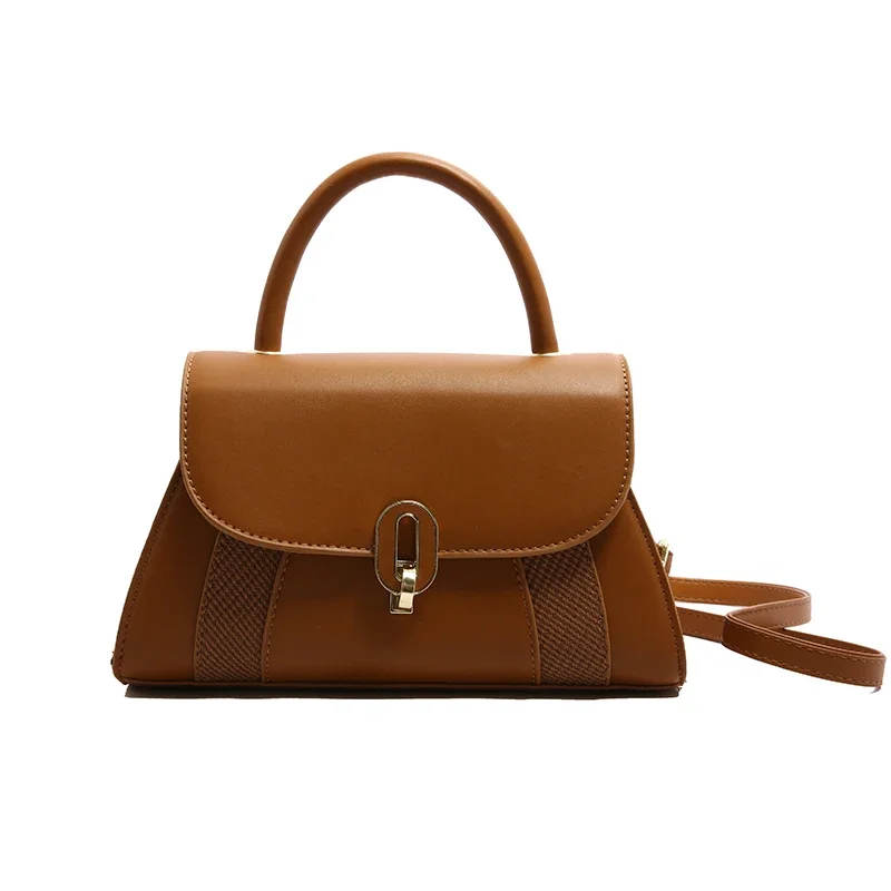 

Minimalist Chic Shopper Bag For Women Vintage Leather Crossbody Purse Elegant Designer Tote With Letter Logo