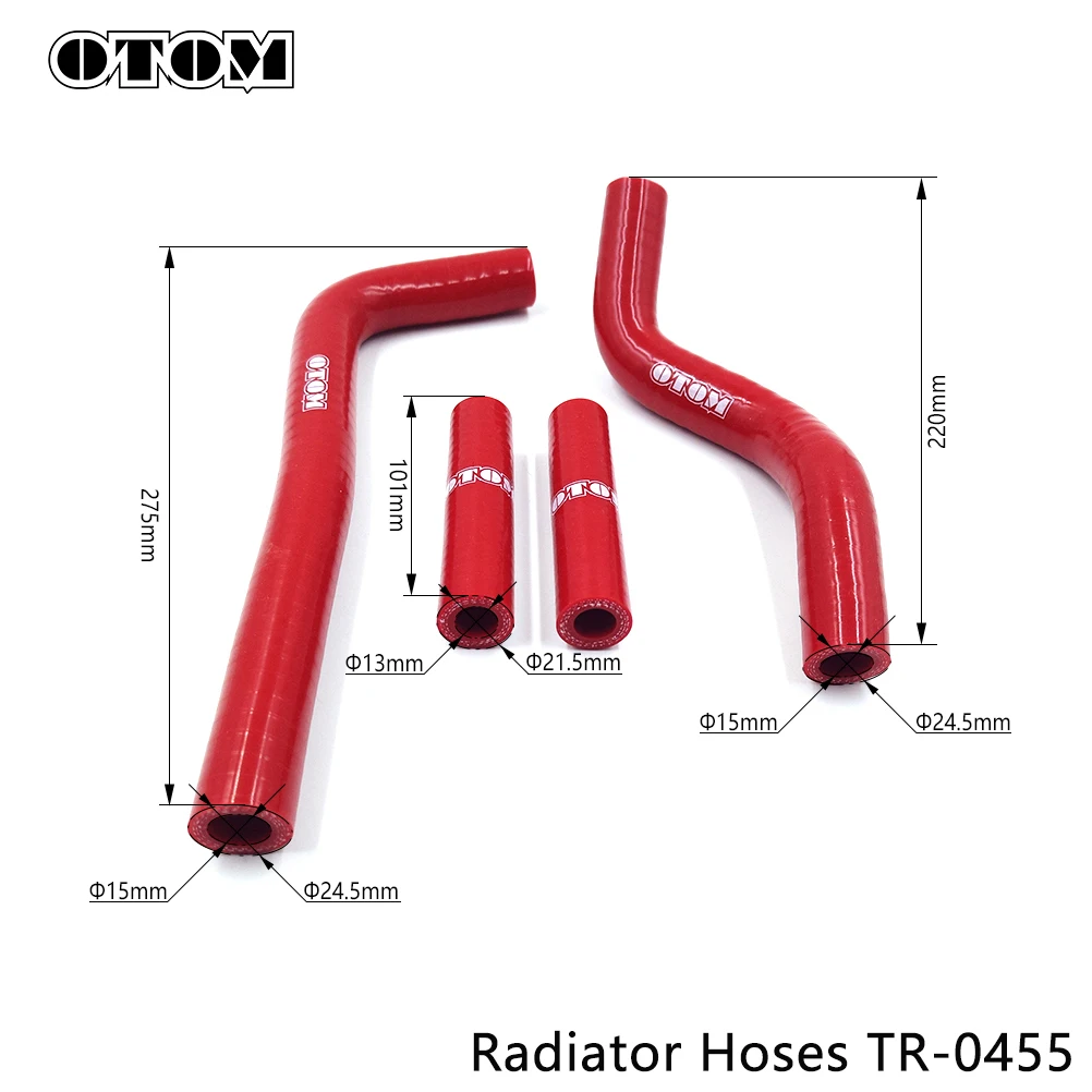 Motorcycle Accessories Radiator Coolant Hoses Silicone Gel Tube Kit For HONDA CRF450R CRF250R CR125 CRF150R CRF150RB Off-road