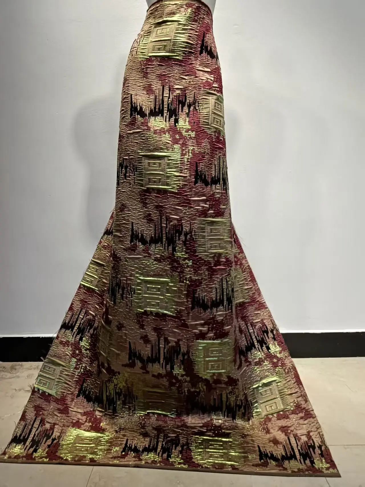 

Африканское кружево брокат, нигерийское кружево жаккард, кружево из органзы для женских свадебных и праздничных платьев 2026 HJ6414