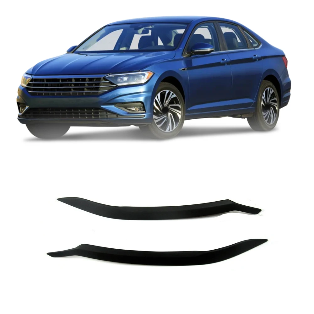 Resin Headlights Eyebrow Eyelids Trim Cover Headlight Lid for Jetta MK7 Sagitar NCS 2019-2021 Car Styling