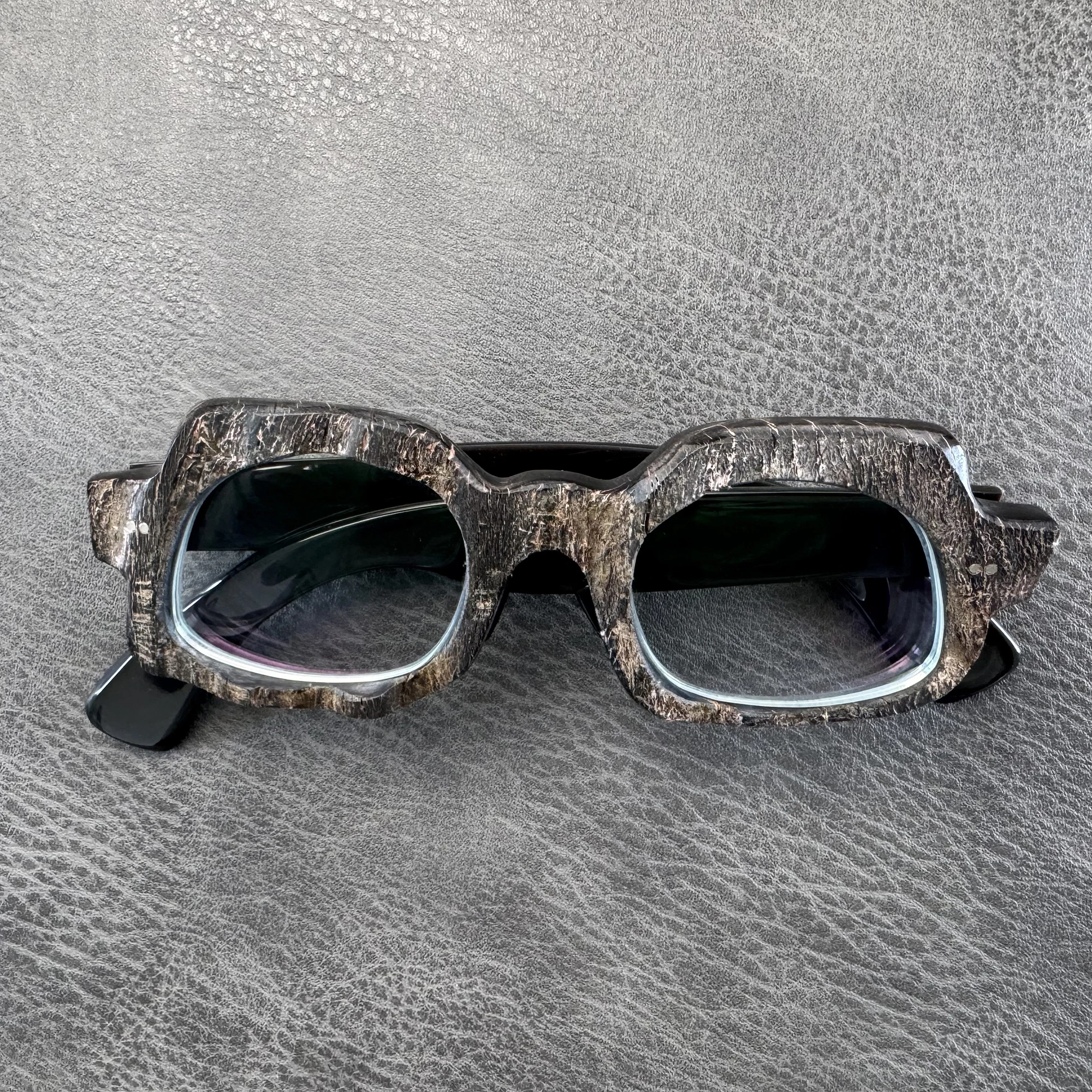 Eyeglass Frames Unique Vintage Big Face Retro Handmade Original Buffalo Horn Prescription Eyeglasses Reading Men's Glasses Frame