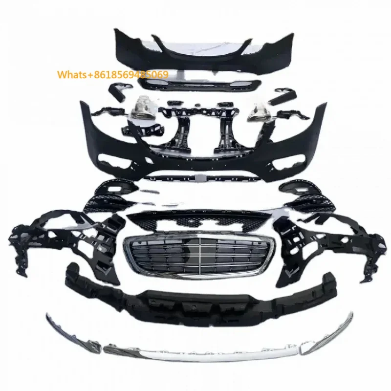 Easy-to-install Car Modification Bodykit W222 S450  Front Bumper