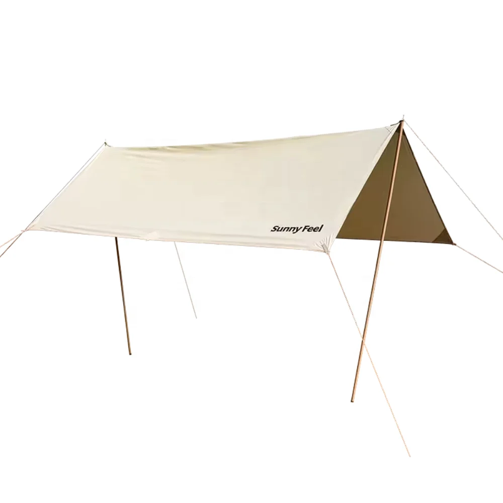 

Versatile Rectangular Beige Oxford Cloth Canopy Tent Ideal for Outdoor Events Camping and Gatherings 300 x 400 x 240cm