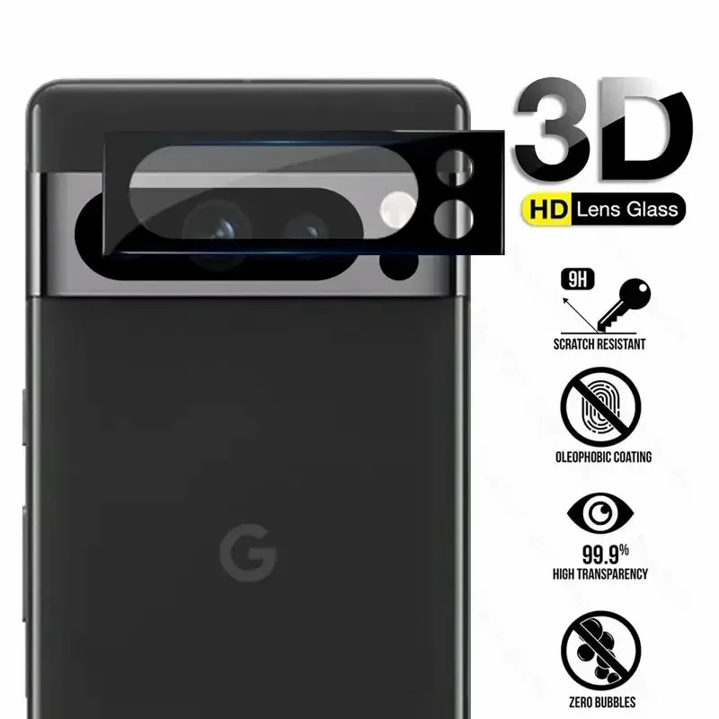 For Google Pixel 8 Pro Camera Lens Temered Glass 3D HD Galss Lens Film Screen Protector For Google Pixel8