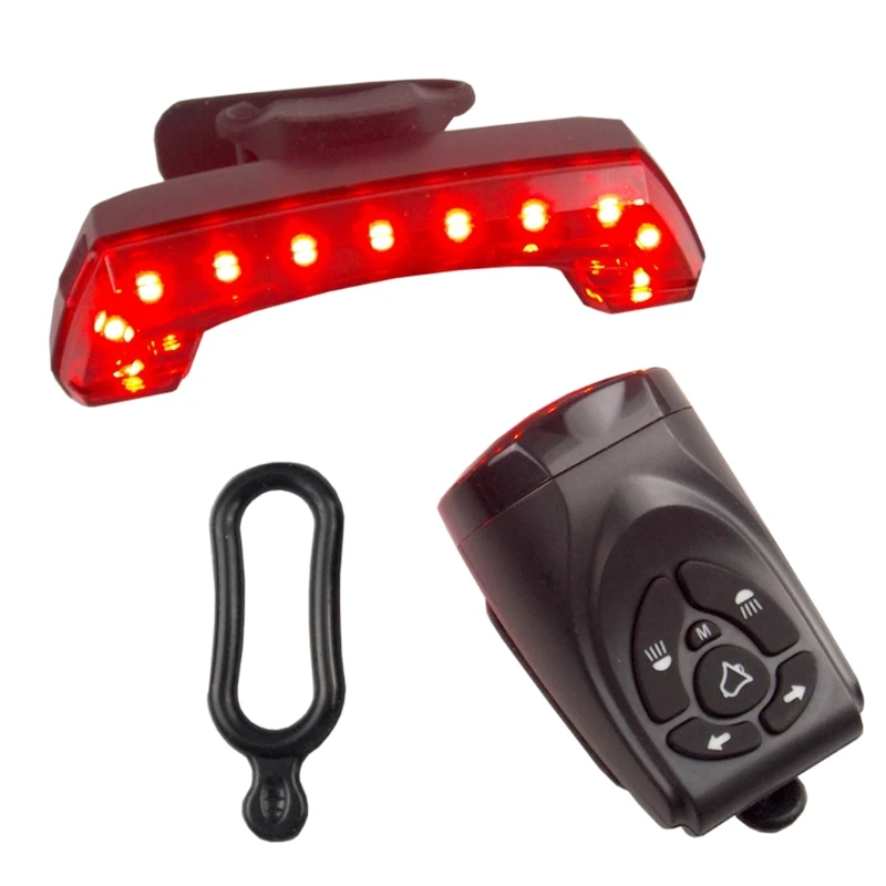 

Bicycle steering signal Remote control direction indicator Tail light Universal serial bus bicycle tail light
