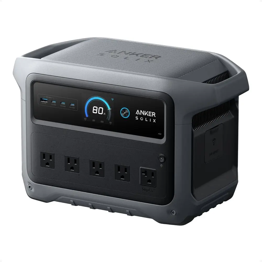 

SOLIX C1000 Gen 2 Portable Power Station, 2,000W (Peak 3,000W) r Generator, ull Charge in 49 Min, 1,024Wh LiePO4 Battery or Home