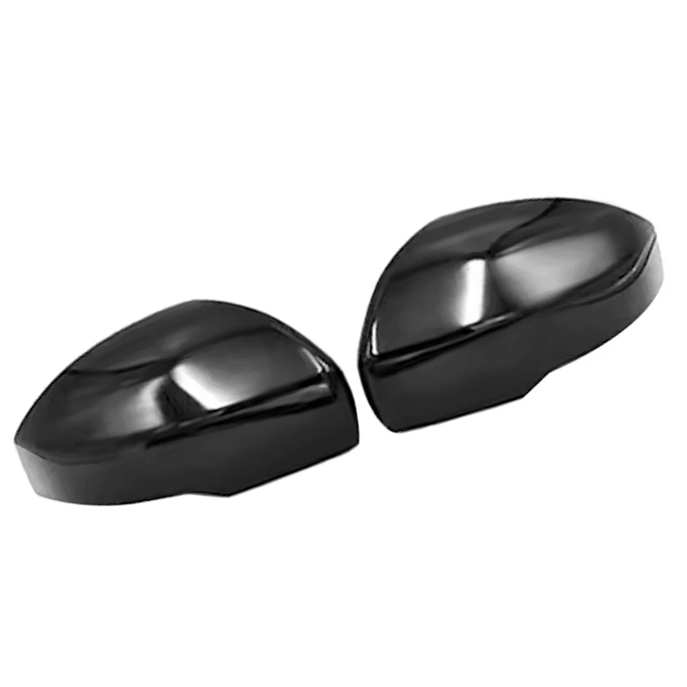 LR035092/LR035091 LH+RH Gloss Black Rearview Mirror Cover Side Mirror Caps for Land Rover Range Rover Sport 14-19 Discovery17-20