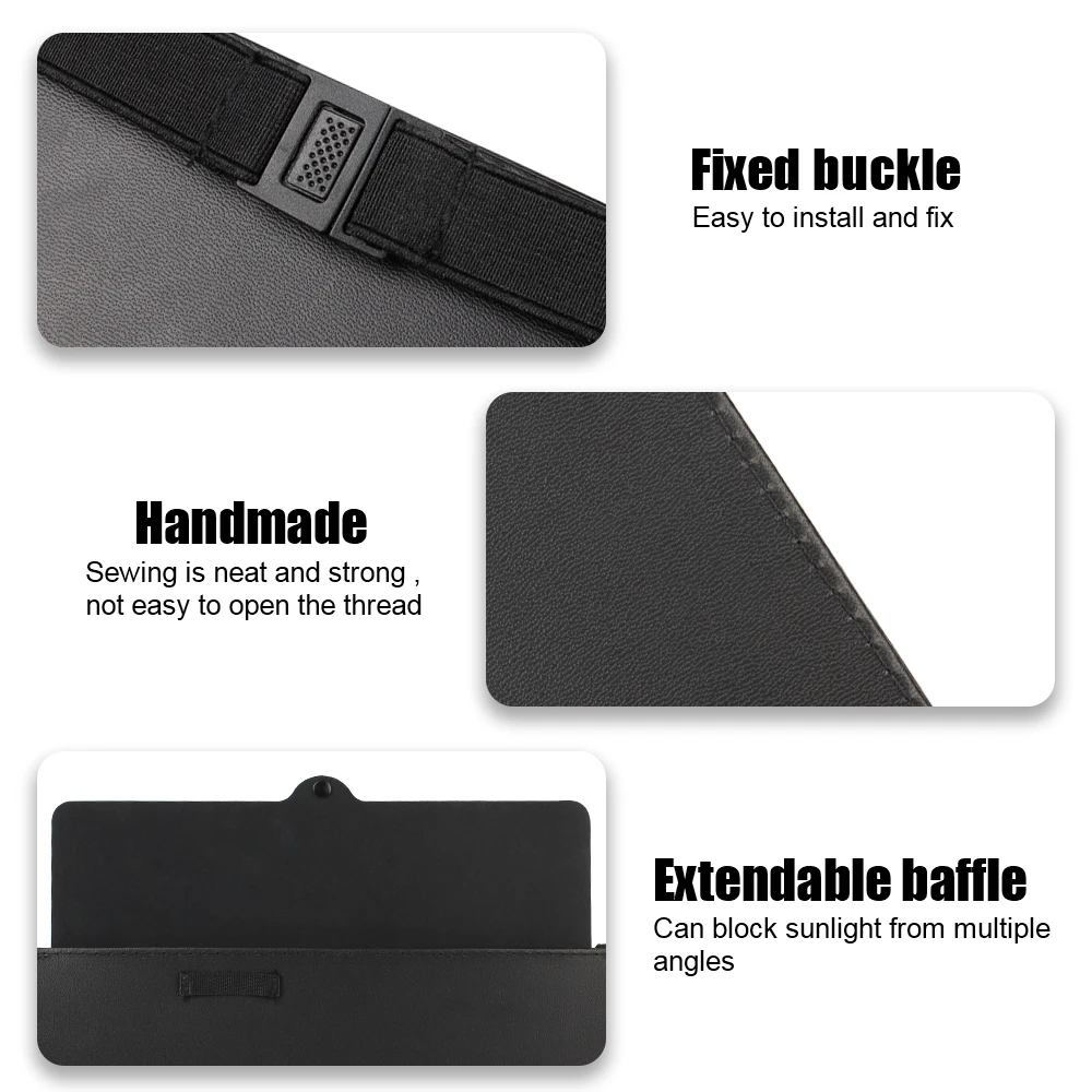 لسيارة RV شاحنة مقطورة مكافحة وهج كتلة أشعة الشمس الأشعة فوق البنفسجية مانع متعدد الوظائف سيارة الشمس قناع العالمي نافذة ظلة #4