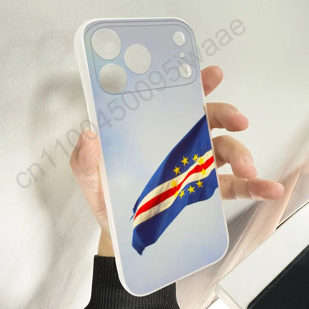 أفريقيا كيب فيردي جواز السفر العلم جراب هاتف آيفون 12,16,11,14,13,17,15,Plus,E,Pro,Max,Air,Mini Magsafe المغناطيسي متجمد #5