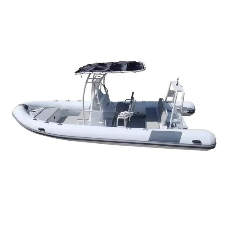 6m PA650 21FT Inflatable Fishing Rescue Boat with Cabin