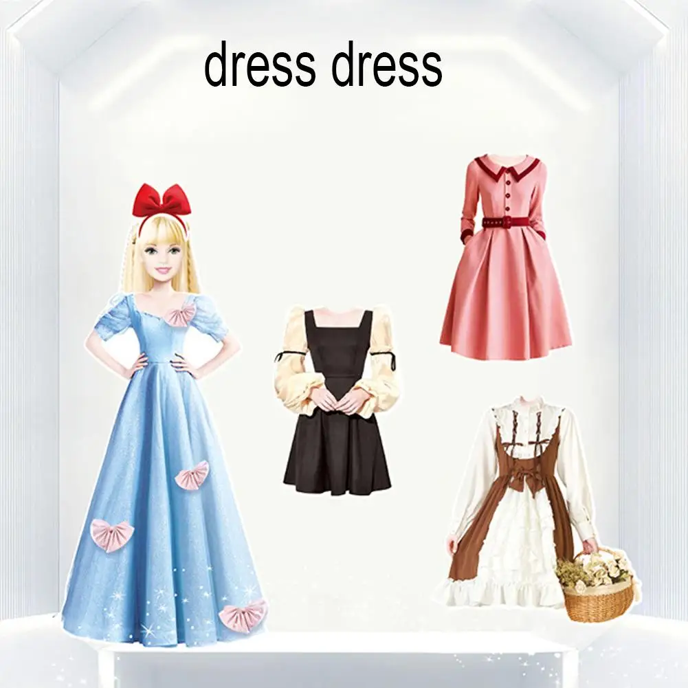 Magnetic Dress Up Puzzle Toy Princess Paper Dolls For Girls Magnetic Dress-Up Dolls Pretend Play Set Preschool Learning Toy Gift