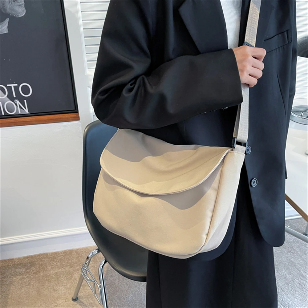 Bolso cruzado de nailon para mujer, bandolera de hombro de alta calidad, A la moda, para estudiantes, 2022