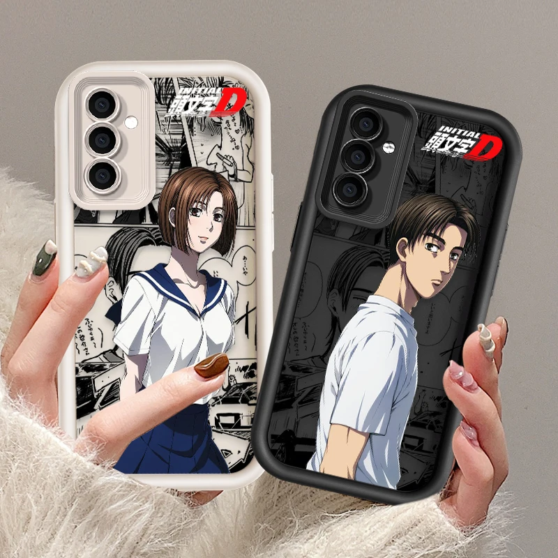 Оригинал D Fujiwara Takumi для Redmi Note 13 12 11 10 9 Pro Plus 5G POCO F3 F4 F5 X3 X4 X5 GT мягкая лестница для глаз