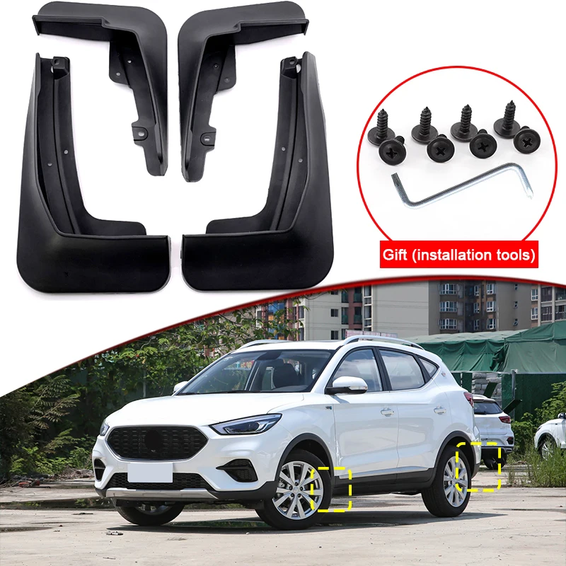 

Car Styling For MG ZS 2018-2021 2022 2023 ABS Car Mud Flaps Splash Guard Mudguards MudFlaps Front Rear Fender Auto Accessories