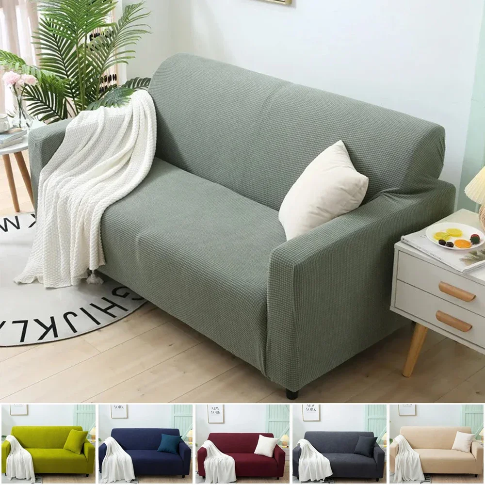 All-Inclusive Non-Slip Full Covered Stretch Sofa Cover Modern Minimalist Four Seasons Universal Sofa Cushion decor 1/2/3/4 Seats