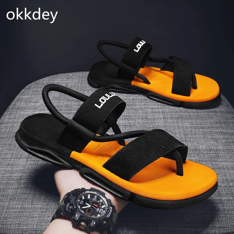 Main Casual Lightweight Beach Sandals Comfortable Trendy All-match Breathable Wear-Resistant Sandals for Men New Spring Summer