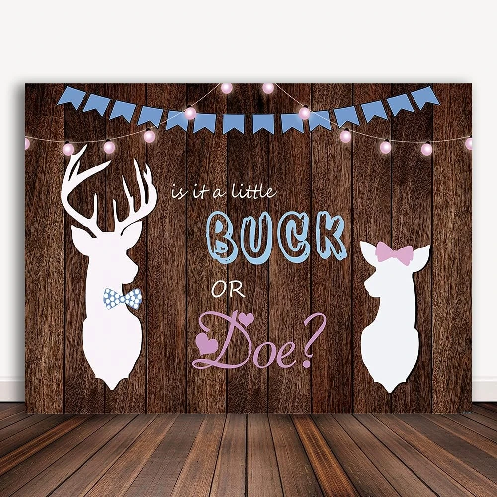 Rustic Wood Buck Do… - image