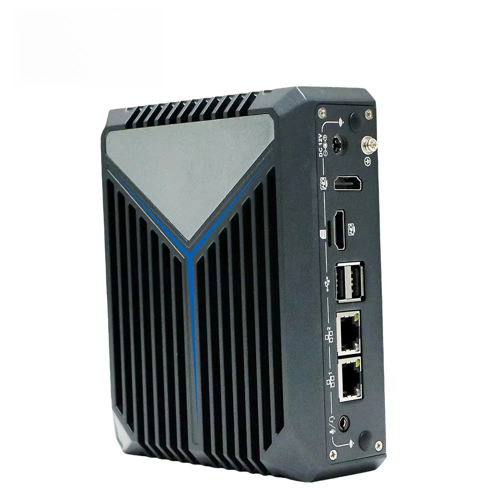 

Заводской OEM ПК Мини-компьютер N100 4-ядерный двойной 2 Lan Ethernet Nano безвентиляторный промышленный ПК для киоска