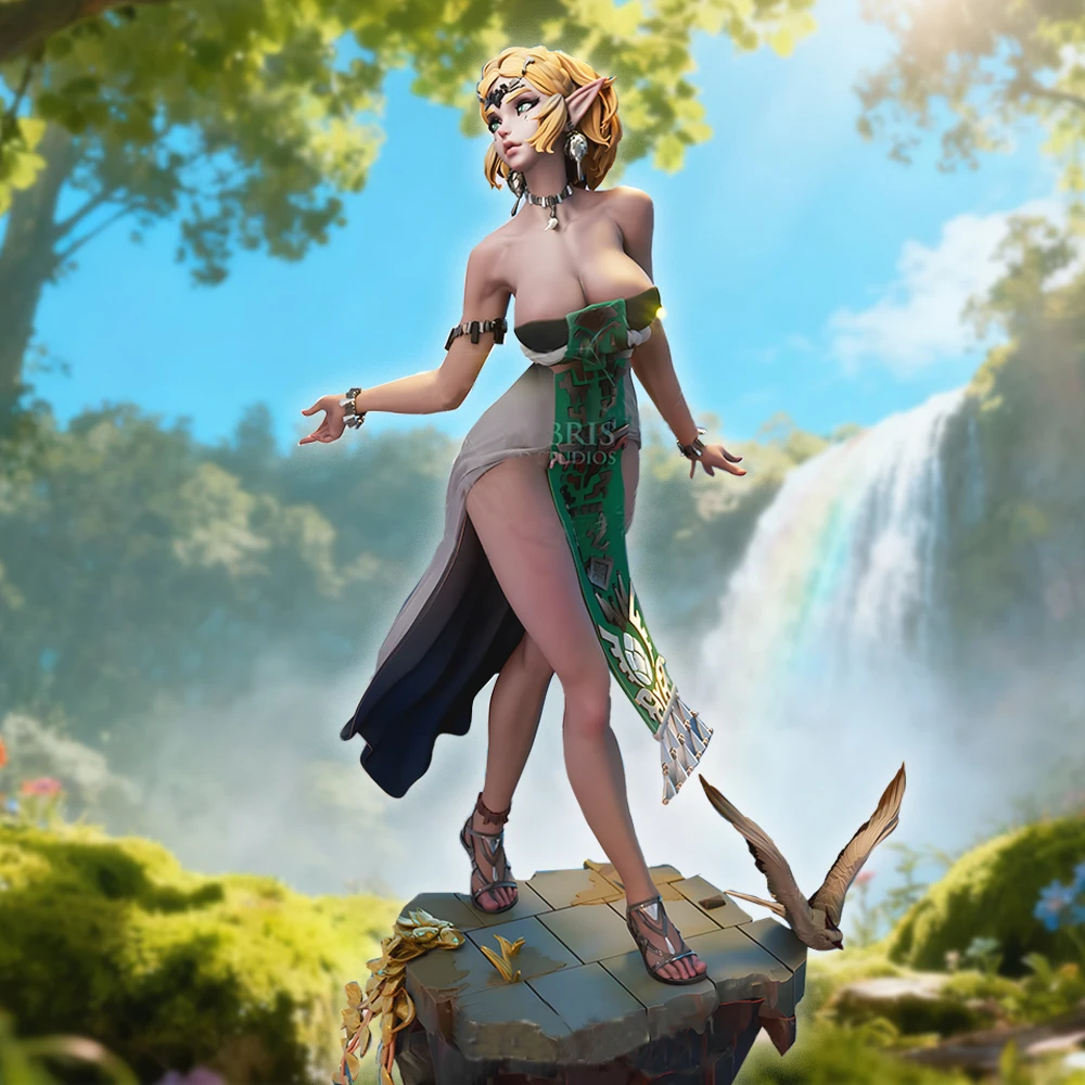 

1:18 Распродажа аниме-фигурок Элары Лунногозы | Миниатюра 3D смолы | Неокрашенный набор моделей в стиле фэнтези-принцессы (A1084)