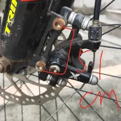 bicycle brake disc brake sleeve wire pull mechanical disc brake disc brake molybdenum steel disc screw type