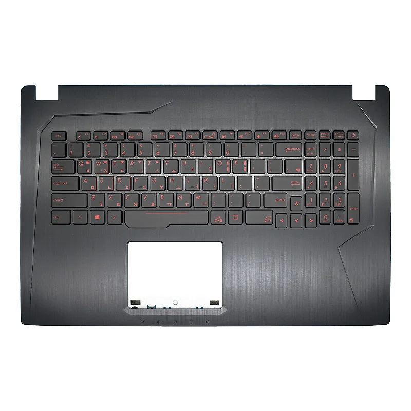 "RGB Backlit Russian Korean Keyboard Palmrest Cover For ASUS ROG GL753 GL753VD GL753VE Color Backlight Keyboards 90NB0DM1-R32LA0