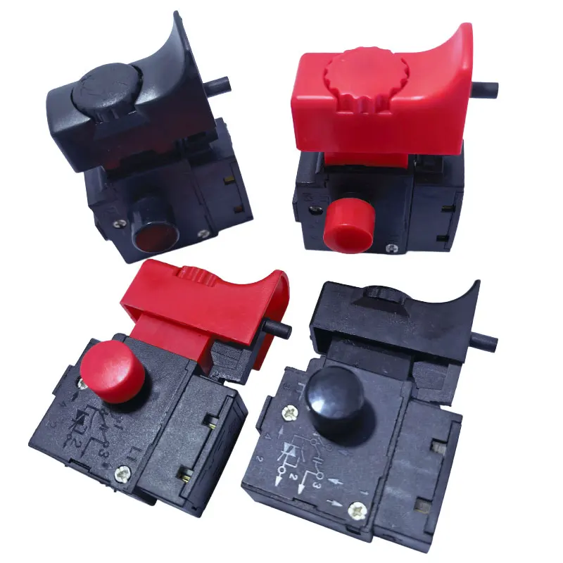 6A AC250V Electric Drill Switch Forward Reverse Variable Speed Trigger Switch Power Tool Replacement Part