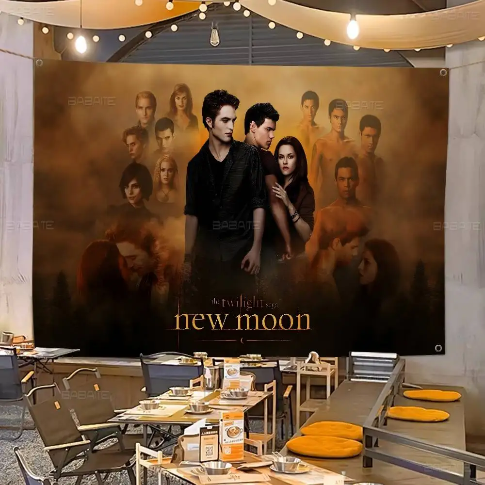 Movie The Twilight Saga Bella Edward Family Gatherings Outdoor Atmosphere Flags Camping Decorations Banners