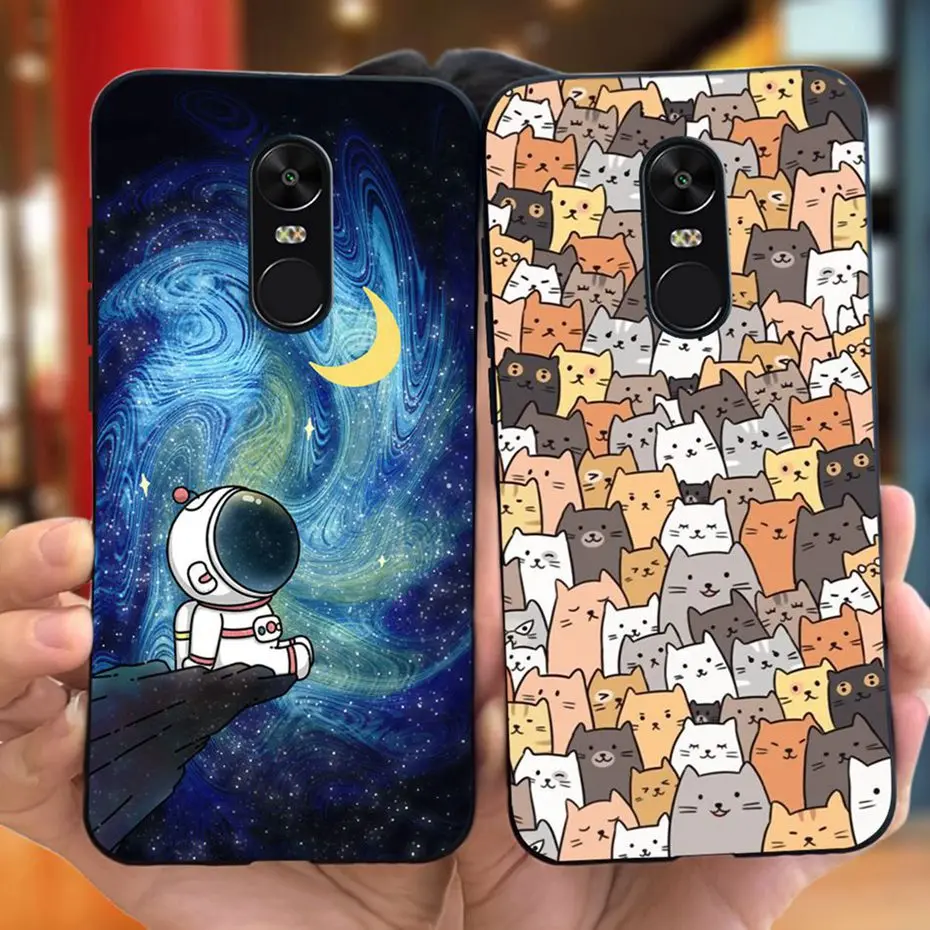 Cartoon Case For Xiaomi Redmi Note 4 Global Version Candy Color Soft Silicon Protective Cover For Redmi Note 4X Note4 Global