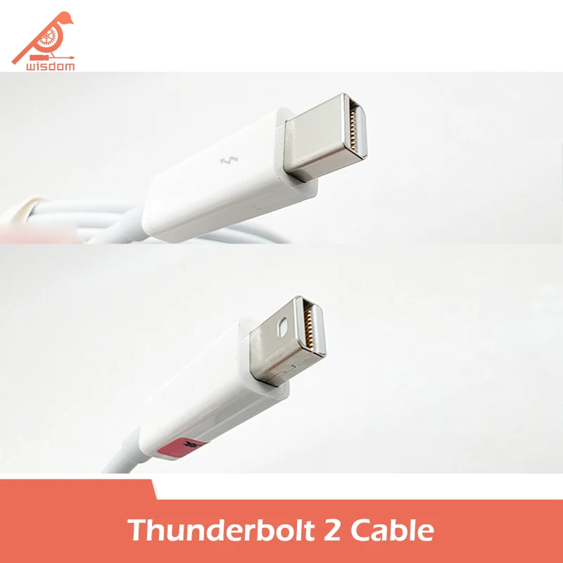Imagem -04 - Cabo de Dados Thunderbolt Branco Monitor Multimédia Apple Original