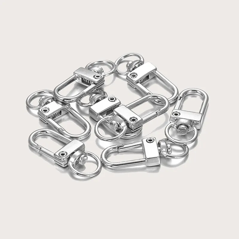 8pcs/lot Metal Universal Buckle Bag Buckle Multi Color Optional Key Buckle Alloy Buckle Lobster Buckle Bag Accessories