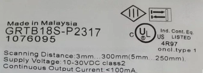 

Совершенно новый оригинальный фотоэлектрический переключатель GRTB18S-P2317 GRTB18S P2317, быстрая доставка