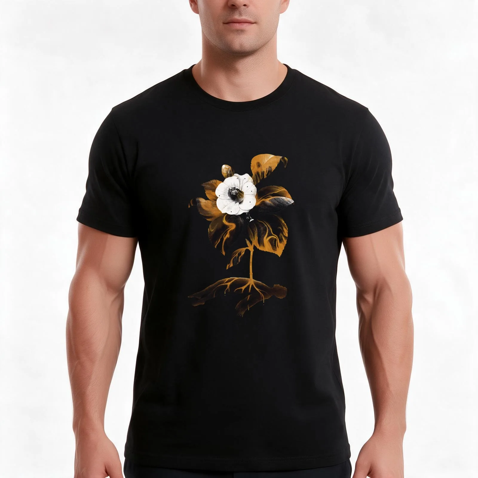 The Haunting Fragility of Life T-Shirt, Summer Casual Cotton Tee, Oversized Streetwear Tops, Vintage Graphic Print, 100% Cotton
