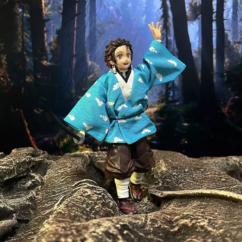 Demon Slayer SHF Kamado Tanjirou Trainingsoutfit Kleidungszubehör für 1/12 Maßstab Bewegliche Actionfigur – Detail 5