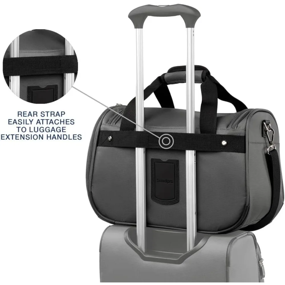 Lightweight Softside Underseat Carry-On Tote Bag for Weekend Travel and Overnight Trips
