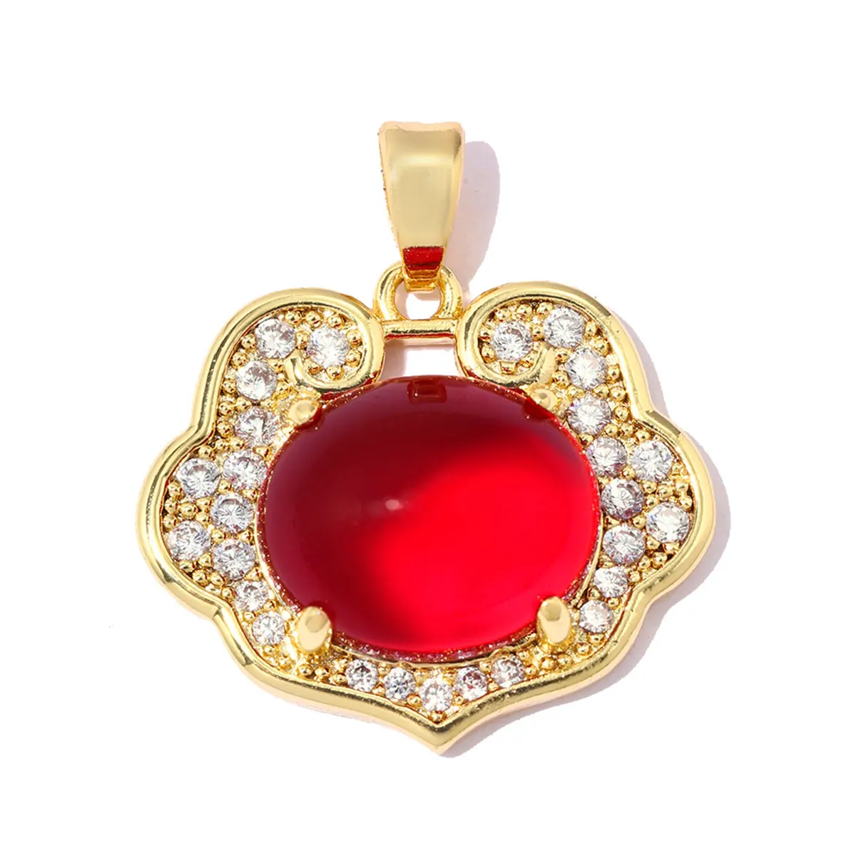 

3Pcs/Lot Copper Geometrical Charms Flower Pendants For DIY Jewelry Making Necklace Earring Accessory Wholesale