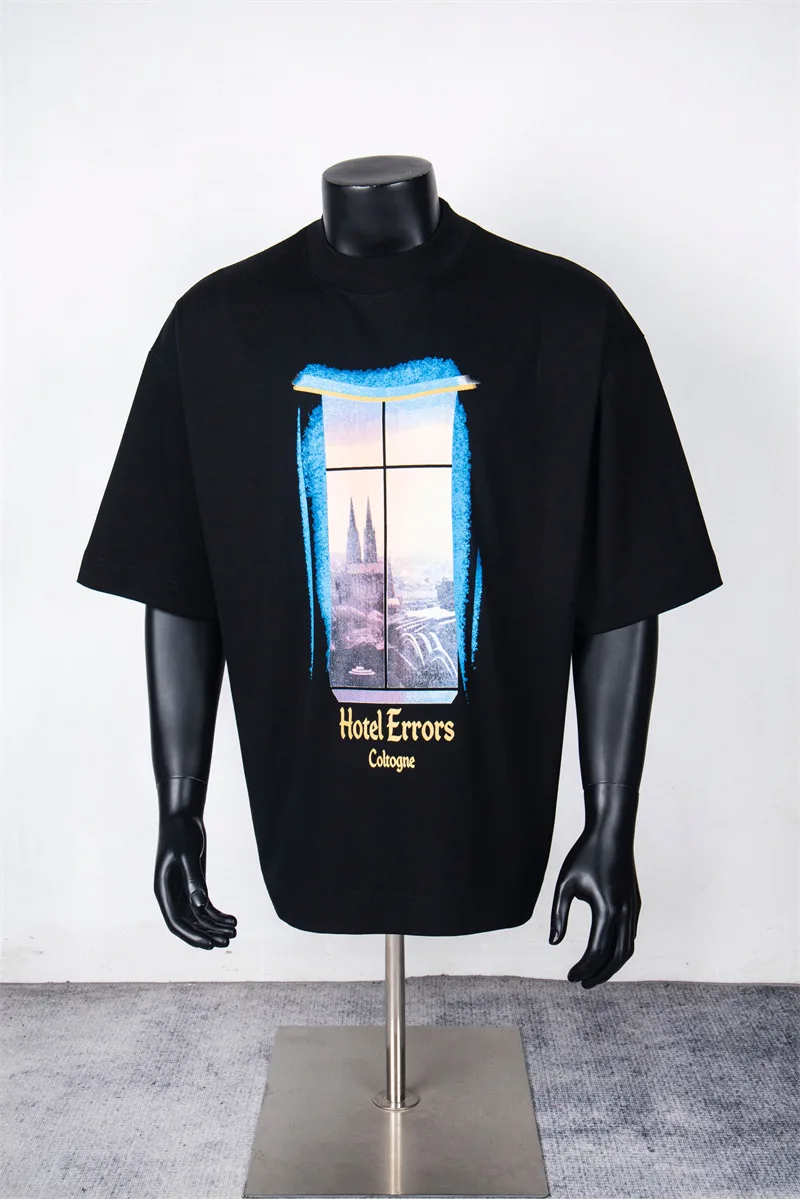 Real Photo House of Errors T-shirt 1:1 High Quality Embroidery Eye Contour Short Sleeve Top Multi-color HOUSE OF ERRORS Tee