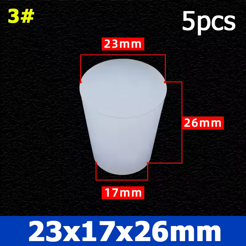 1-10pcs Food Grade Silicone Bottle Stopper Solid Rubber Plug Dia 8-110mm Hight 11-53mm For Wine Bottle Test Tube Glass Container - Image 45