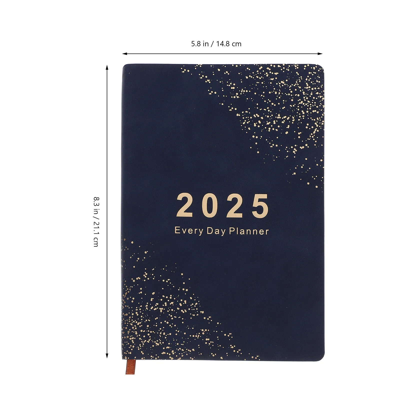 Academic Planner PU Material Portable Notebook Daily Scheduler Organizer Household Office Note Book Suitable for Study Travel
