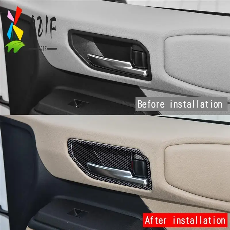 

A21F-Car Inner Door Bowl Panel Inside Handle Protector Cover For Toyota Prado LC250 2024 Interior Accessories